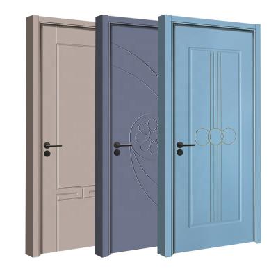 China China Fashional Polymer Waterproof Wpc Interior Door From Manufacturer Waterproof Anti-dust for sale