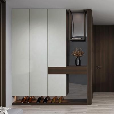 China Adjustable Modular Custom Wood Design Bedroom Closet (Other) Modern Design for sale