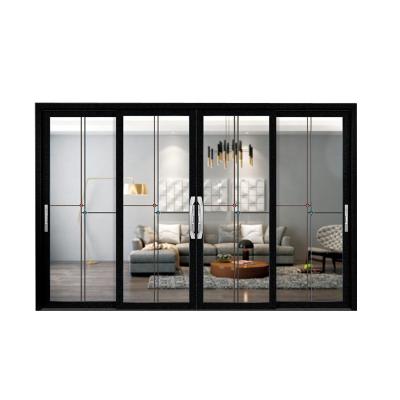 China High quality bulletproof aluminum alloy soundproof doors interior silent sliding doors villa door for sale