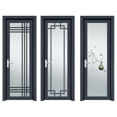 China High Grade Modern Double Tempered Glazed Doors Swing Out Waterproof Glass Aluminum Doors for sale