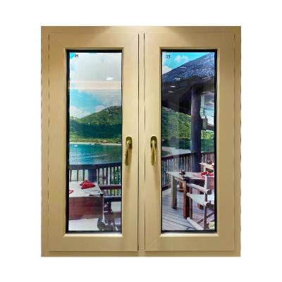 China Best Small Break Cheap Magnetic Aluminum Thermal Swing Alloy Aluminum Screen Glass Windows for sale