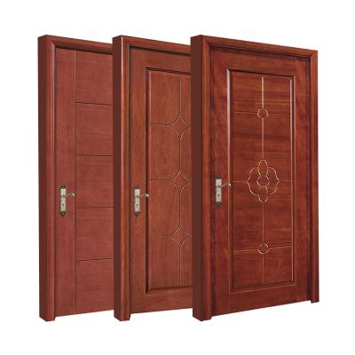 China Latest Design High Quality Interior Hot Selling Modern Solid Wood Door for sale