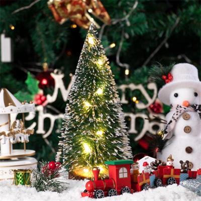 China Christmas Tree 1PCS LED Mini Christmas Tree 15 20 25 Small 30CM Light Color Lights Christmas Tree Christmas Decorations Warm For Home for sale