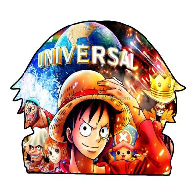 China Custom Waterproof+Eco-friendly Lenticular Printing Anime Lenticular Sticker Die Cut Special Shape Sticker for sale