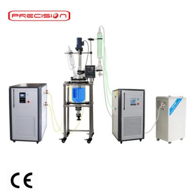 China Factory 2l-200l CBD Lab Chemical Maker Double Layer Jacketed Glass Reactor for sale