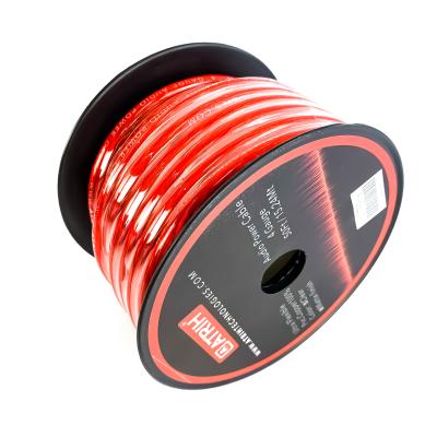 China Car 4 Gauges Audio Cables 100% Copper Wire Audio Sound Power Cable for sale