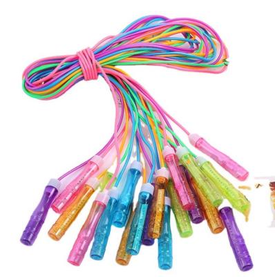 China Durable Colorful Handle Adjustable Jump Ropes For Students for sale