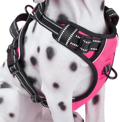 China Viable Dog Harness Vest Safety Harness Reflective Outdoor Sport No Pulling Vest for sale