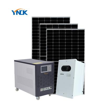 China Industrial Solar Power System Home 5Kw Hybrid Solar Panel Industrial Solar Power System Off Grid for sale