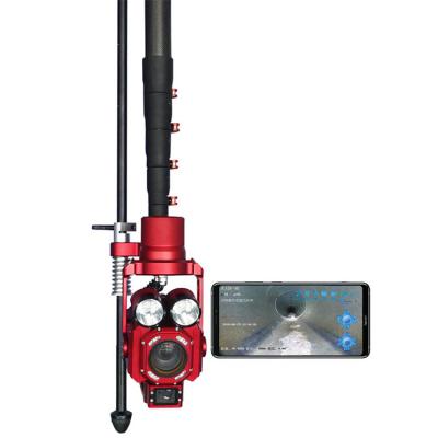 China Waterproof / Waterproof Folding Deploy Wireless Transmission Manhole Pole Zoom Camera for sale