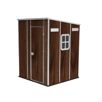 China New hot sale modern diy brown easily assembled garden shed anti uv outdoor shed anti storage for sale