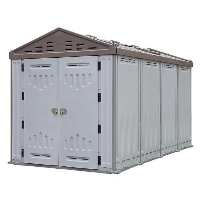 China Easily Assembled 4 Room Backyard Shed Storage Large Size Outdoor Tool Garden Shed Storage Garden Houses for sale