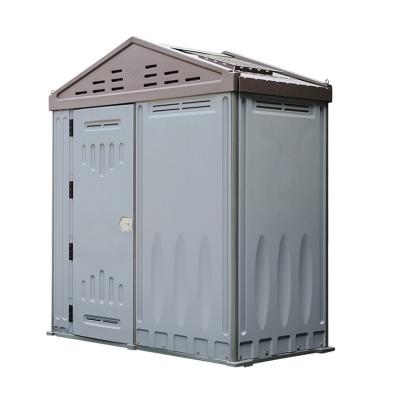 China Easily Assembled Outdoor / Home Use Garden Shed Running In The Market With Skylight And Lock for sale