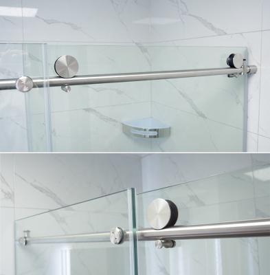 China Modern Stainless Steel Shower Cabinet Sliding Door Roller For Glass for sale