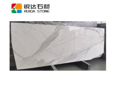 China Modern RUIDA STONE China Polished Calacatta Marble Tiles Marble Slabs For Floor And Wall for sale