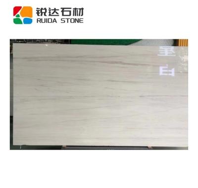 China Modern RUIDA Stone Xing White Marble Natural White STONE White Marble Tile For Project for sale