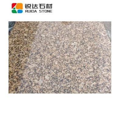 China Modern RUIDA STONE Cheap Natural Stone Granite Giallo Cecilia Slab For Flooring Column Tiles Stair Case for sale