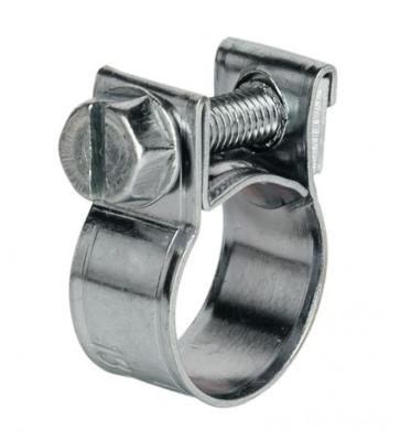 China Easy Install Promotional High Quality Rustproof And Anti - Corrosion Mini Worm Drive Hose Clamp Galvanized Steel Pipe Clamp for sale