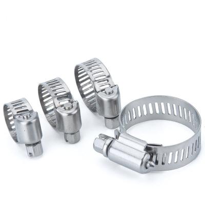 China food & Beverage Stainless Steel American Kind Perforated Hose Clamps For Vehicle Use for sale