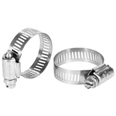 China Stainless Steel Pipeling System 3/4 Inch All American Style Parts Stainless Steel Strip Perforated Pipe Clamp for sale