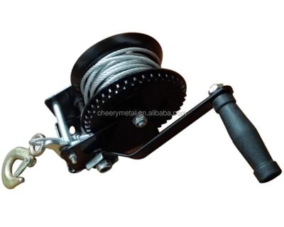 China 1200LBS BOAT hand winch with cable for sale