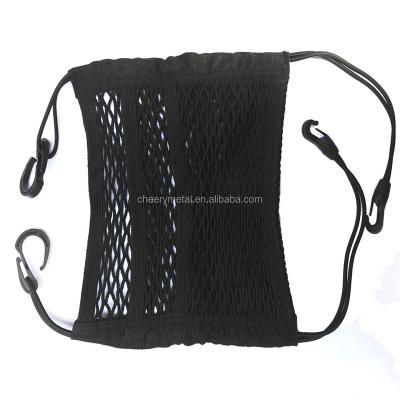 China High Strength Polyester Car Seat Cargo Net Organizer for sale