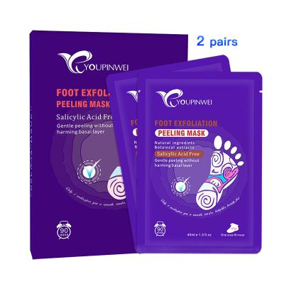 China Exfoliating & Deodorizing & Softening Private Label Renewal Remove Dead Feet Mask Dead Skin Remover Exfoliating Foot Mask Socks for sale