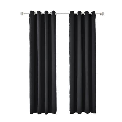 China Hot-selling 100% Simple Modern Blackout Style Polyester Window Curtains Blackout Curtain Suitable For Bedrooms for sale