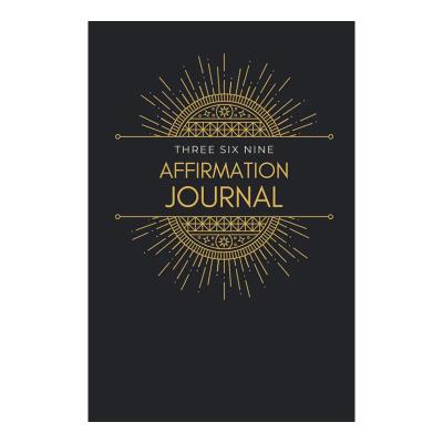 China Hardcover Custom 369 Manifestation Planner Three Six Manifest Diary Nine Affirmation Journal Attractionn Notebook for sale