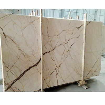 China Modern Marble Polished Bilecik Gold Mars Natural Vein Novita Jin Marble Beige Stone Sofitel Turkey Sofitel Gold Interior Wall Best Prices for sale