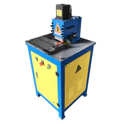 China HVAC Conduit Machine 3x120 Corner Hydraulic Metal Plate Notching Machine For Right Angle Notching On Sheet Metal for sale