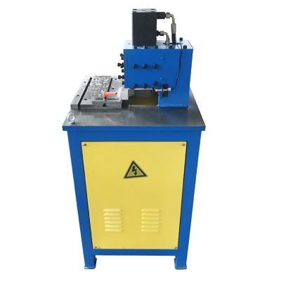 China Metal Plate Corner Cutting Professional Fixed Angle Cutter Production 120x120mm Hydraulic Corner Notcher Machine for sale