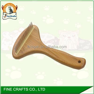 China Sustainable Bamboo Dog Brush Pet Products for sale