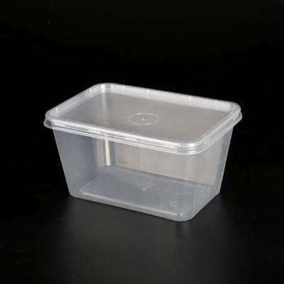 China Biodegradable Disposable Plastic PP Food Container Meal Prep Clear Plastic Container for sale