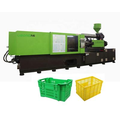 China Horizontal New Design Plastic Fruit Box Injection Crate Molding Making Machine for sale