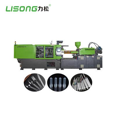 China Horizontal High Speed ​​Thin-wall 210ton Plastic Products Injection Molding Machine For Milk Tea Cup for sale