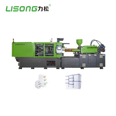 China Horizontal High Productivity Suitcase Molding Plastic Injection Molding Machine 100 Ton for sale