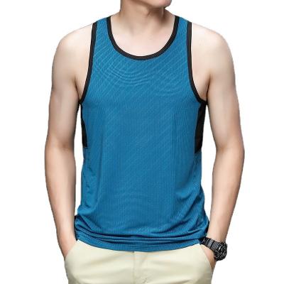 China QUICK DRY Men's Reversible Sleeveless Tank Top For Sports Gym Workout High Quality Quick Dry Breathable Tank Top for sale