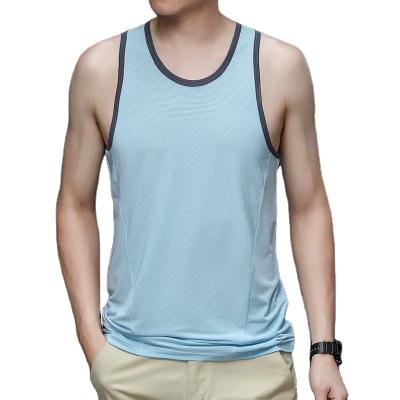 China QUICK DRY Cool Quick Dry Clothing Summer Sleeveless Sports Vest Wholesale Fashion Men's Vest for sale