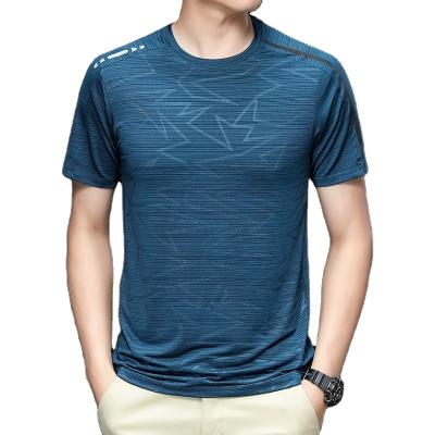 China 2022 New Sports Summer QUICK DRY Men's Leisure T-shirt Fashion Short Sleeve Men's Round Neck Short Sleeve for sale