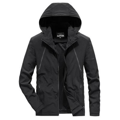 China Hood Pocket Low Moq Custom Men's Waterproof Wind Repellent Custom Jacket High Quality Jackets for sale