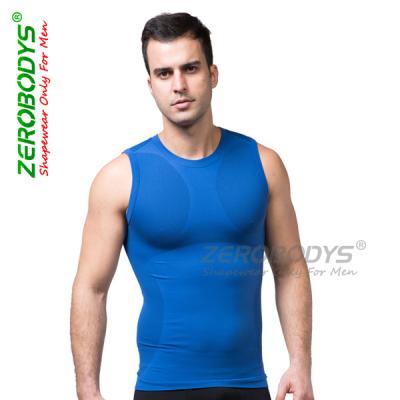 China New Arrival Wholesale Slimming Tummy Men Bodysuitr Vest Belly Waist Shirt Underwear shapewear for sale