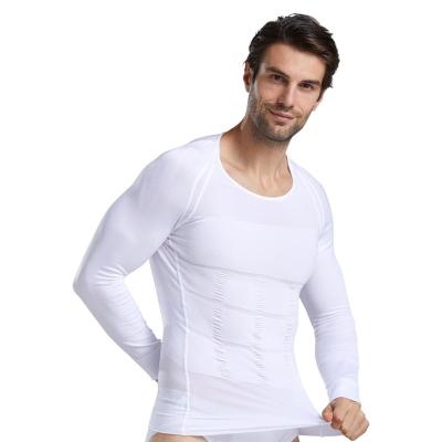 China mens body shaper  Body Suit Manufacturer Mens Long Sleeve Compression Shirt for sale