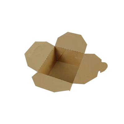 China Professional factory biodegradable take away kraft paper burger box packaging for sale