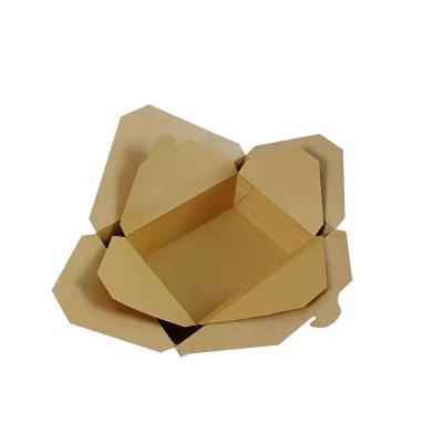 China High Quality Disposable Food Grade Chinese Food Deli Noodle Packaging Paper Box for sale