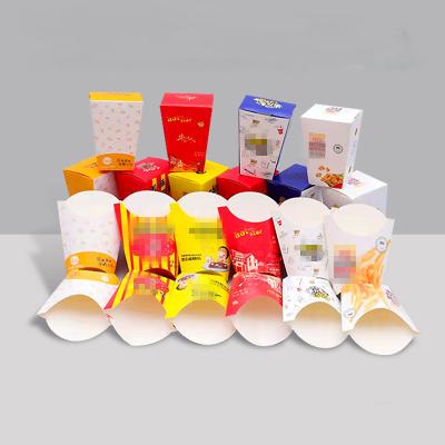 China Wholesale Custom Logo Biodegradable Take Away Fast Food Fried Chicken Packaging Boxes French Fries Cardboard Box for sale