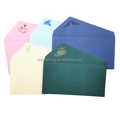 China Luxury Eco - Friendly Colorful Matte Greeting Card Paper Envelope Packaging for sale