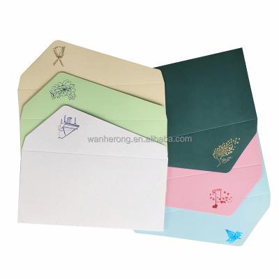 China Custom Western Style Compostable Compostable Recycled Brown Kraft Paper Envelope For Invitation for sale