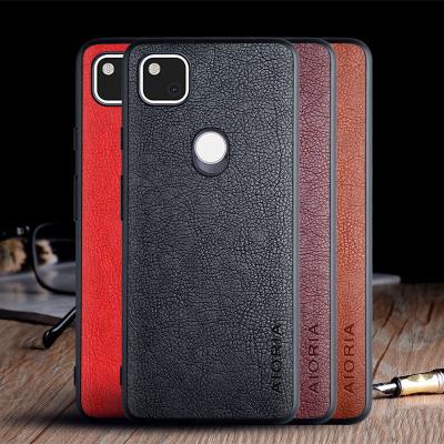 China Shockproof Para Google Pixel 4A Phone Cover Para Google Pixel 4A de cuero de Funda de telefono de for sale