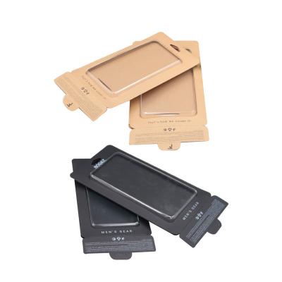 China Recycled Materials Package Boxes Custom Kraft Paper Phone Case Box Packaging For Phone 14 Case for sale